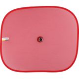Dunlop - Autozonnescherm - Rood - Nylon - Set van 2 stuks