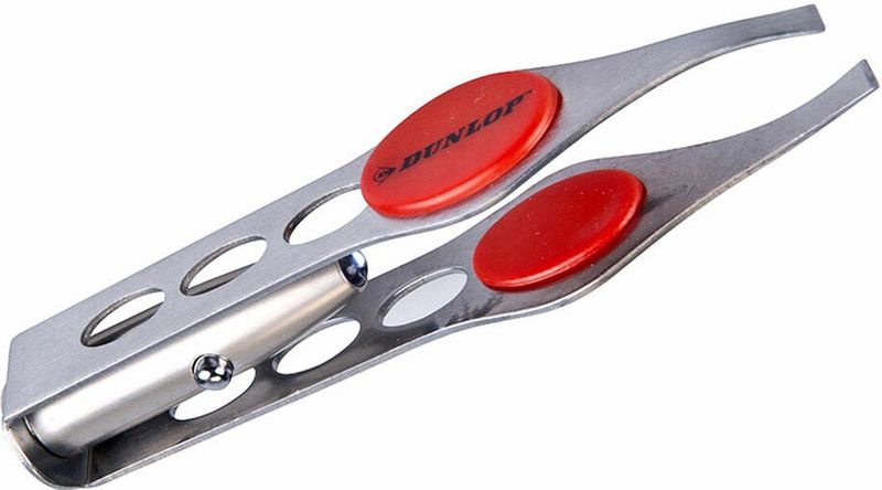Dunlop - Pincet met LED-lampje - Roestvrij Staal - Ergonomisch Ontwerp