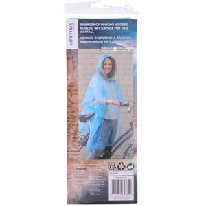 Poncho met capuchon multi Kunststof LifeTime Regenponcho (33.0000cm x cm)