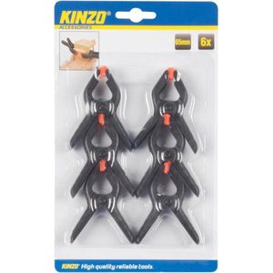 Kinzo - serie zaciskow chwytakow stolarskich 65 mm 6 stuks