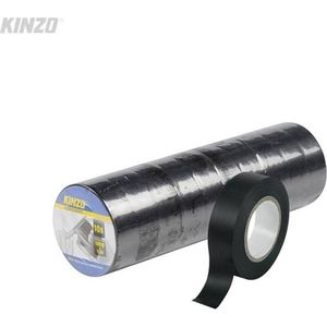 Isolatietape | Kinzo | 10 meter (10 stuks, 18 mm)