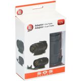 All Ride - Aanhanger Verloopstekker - 13-Polig naar 7-Polig - ABS