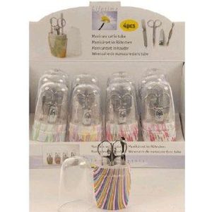 Lifetime 88437 Manicureset, 4-delig, verschillende kleuren