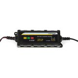 Dunlop Acculader met LED Display - 12 Volt - IP65 Gecertificeerd
