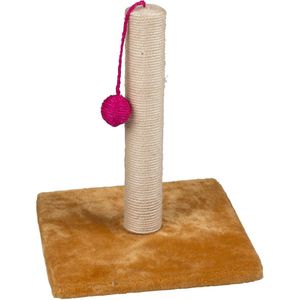 Pet Toys - Krabpaal - Met Balletje - Hout - 30 x 35 cm