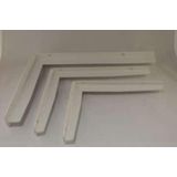 Duraline - Plankdrager - Zwaarlast - Wit - 20x25cm