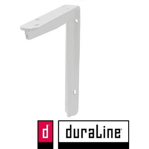 Duraline Plankdrager Zwaarlast Wit 25x30cm | Muurdecoratie