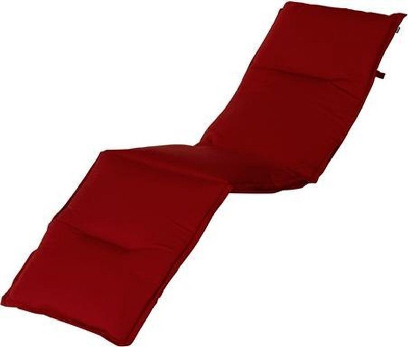 Ligbedkussen rood 195x63x9 cm Havana - Hartman