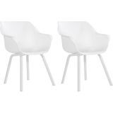 Tuinstoel Hartman Sophie Element Armchair Royal White (set van 2)