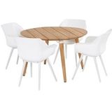 Tuinstoel Hartman Sophie Studio Armchair Royal White (set van 2)