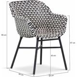 Tuinstoel Hartman Delphine Dining Chair Black