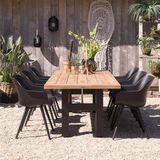 Tuinstoel Hartman Sophie Studio Armchair Carbon Black (set van 2)