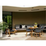 Hartman Sophie Studio dining tuinstoel , Grijs - Antraciet,Natural Teak ,  Kunststof  ,