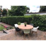 Hartman | Tuinstoel Sophie met Armleuningen Teak | Carbon Black