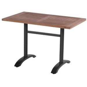 Tuintafel Hartman Folding Bistro 110 x 70 Carbon Black Teak