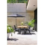 Tuinstoel Hartman Sophie Rondo Wave Dining Chair Xerix Xerix (set van 2)