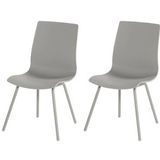 Tuinstoel Hartman Sophie Rondo Wave Dining Chair Misty Grey Misty Grey (set van 2)