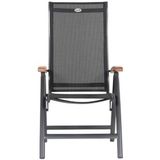 Tuinstoel Hartman Salvatore Teak Black Grey