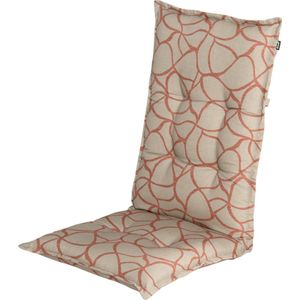 Tuinkussen hoge rug - Pearl orange