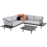 Loungeset Hartman Capri Alu Charcoal Light Grey