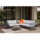 Loungeset Hartman Capri Alu Charcoal Light Grey