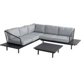 Loungeset Hartman Capri Alu Charcoal Light Grey