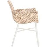 Tuinstoel Hartman Delphine Design Royal White Honey Wicker