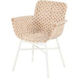 Tuinstoel Hartman Delphine Design Royal White Honey Wicker