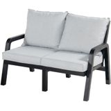 Hartman Ibiza 2-Seater Lounge Bench Anthracite - Lichtgewicht kunststof loungebank met modulaire mogelijkheden