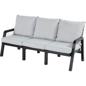 Hartman Ibiza 3-Seater Lounge Bench Anthracite - Light Grey Cushions: Stylish and Comfortable Outdoor Furniture