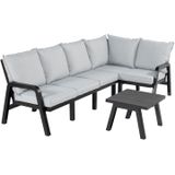 Loungeset Hartman Ibiza Corner Set M With 1 Table Royal Grey Light Grey