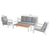 Loungeset Hartman Breeze 3-Seater EDF Royal White (excl. tafel)