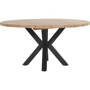 Hartman - Stephanie - Tuintafel - Zwart - Teak - 150 Cm