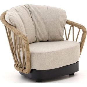 Hartman Greco lounge tuinstoel , Grijs - Antraciet,Taupe - Naturel - Bruin ,  Outdoor Textiel  ,