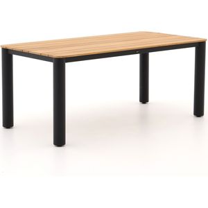 Hartman Winston dining tuintafel 180x90x75cm , Natural Teak,Zwart ,  Aluminium  , 180x90cm