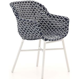 Hartman - Delphine - Tuinstoel - Blue Royal - Kunststof Wicker - Aluminium Frame