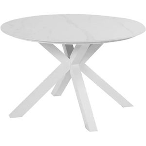 Hartman - Xander - Eettafel - Wit - Keramiek - Rond 120 cm