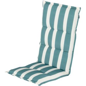 Hartman Roma Ocean - Tuinkussen - Universeel - Hoge Rug - 123x50cm - Tuinstoelkussen - Standenstoel kussen voor tuinstoel