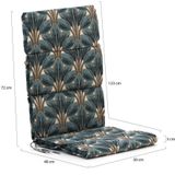 Tuinkussen Hartman Sling Milo Ocean Hoge Rug
