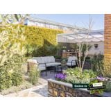Hartman - Nice - Loungeset - Taupe - Aluminium - 5-delig