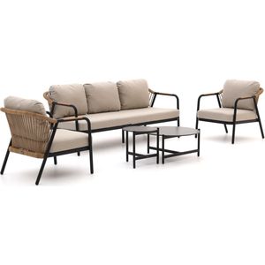 Hartman - Nice - Loungeset - Taupe - Aluminium - 5-delig