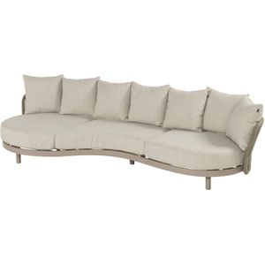 Hartman Bjorn Loungebank  3 zits taupe -  Hoek lounge set  - Specialist in Tuinmeubelen