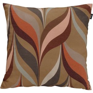 Hartman Sierkussen 50x50cm , Grijs - Antraciet,Oranje,Rood,Taupe - Naturel - Bruin ,  Katoen  , 50x50cm