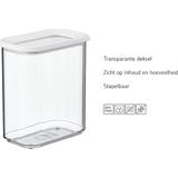 Mepal Vorratsdose  Modula ¦ transparent/klar ¦ Kunststoff ¦ Maße (cm): B: 9 H: 16,8 Küchenzubehör & Helfer > Küchenhelfer - Höffner