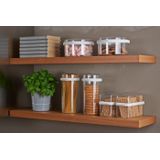 Mepal - Stora vershouddoos - 1600 ml - Knäckebröd - Transparant - Rond
