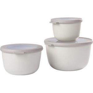 Mepal Multikom Cirqula vershouddoos set 500 + 1000 + 2 Rond Nordic white