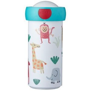 Mepal schoolbeker Campus – 300 ml – Sluit goed af – Drinkbeker voor kinderen – Animal Friends