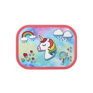 Mepal lunchbox Campus – Broodtrommel met vakjes voor kinderen – Geschikt voor 4 boterhammen – Unicorn