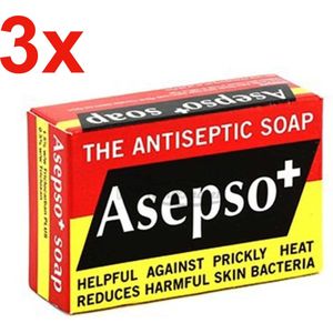 3 Stuks Asepso Anti Bacterieel Zeeptablet 80g