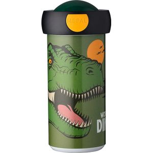 Mepal schoolbeker Campus – 300 ml – Sluit goed af – Drinkbeker voor kinderen – Dino